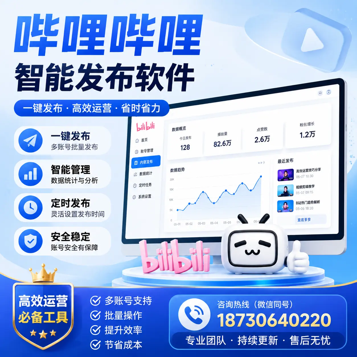 解密哔哩哔哩智能发布软件:功能与优势分析在 潮州